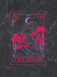 Poppy Playtime Catnap The Moon Tarot Mineral Wash T-Shirt