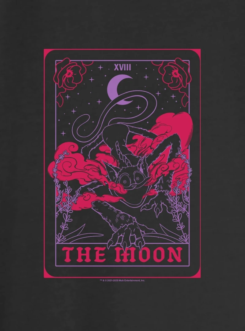 Poppy Playtime Catnap The Moon Tarot Womens Slouchy Sweatshirt