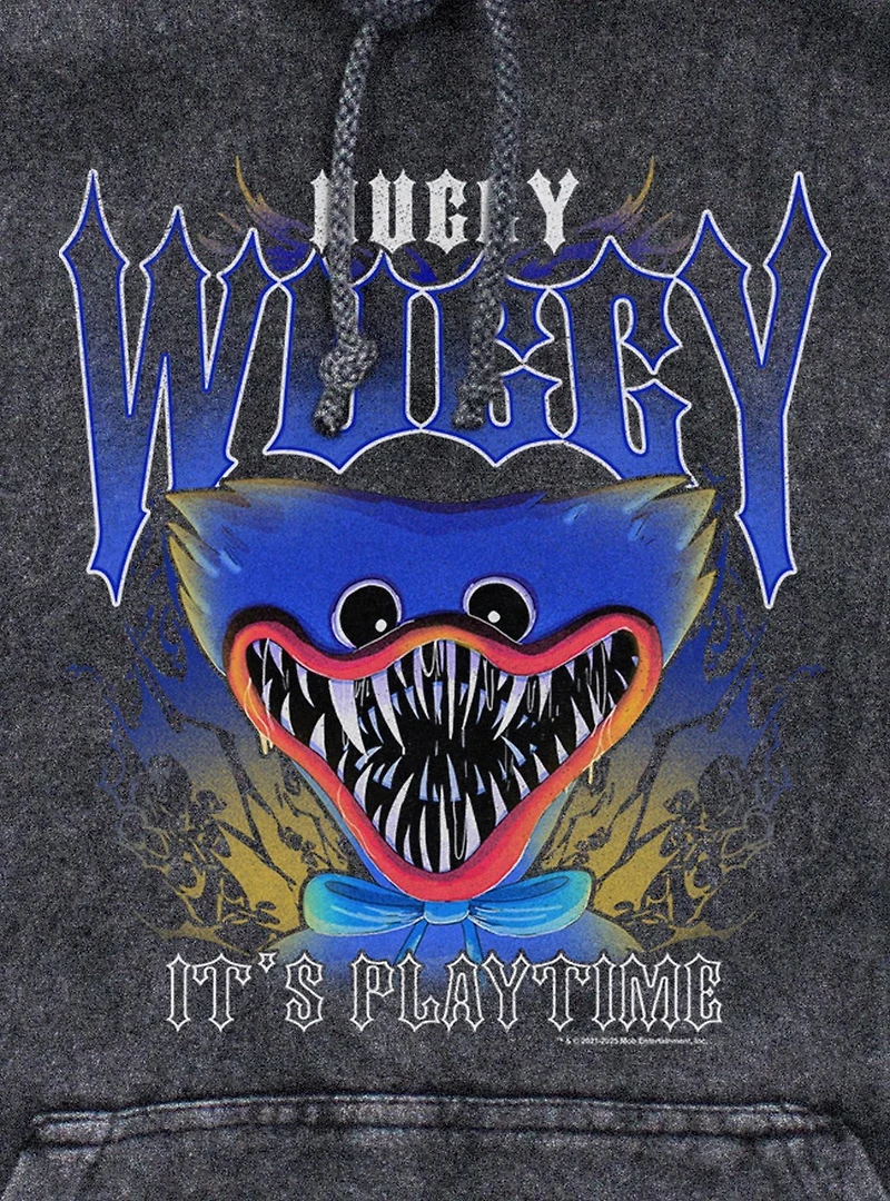 Poppy Playtime Huggy Wuggy Play Time Mineral Wash Hoodie