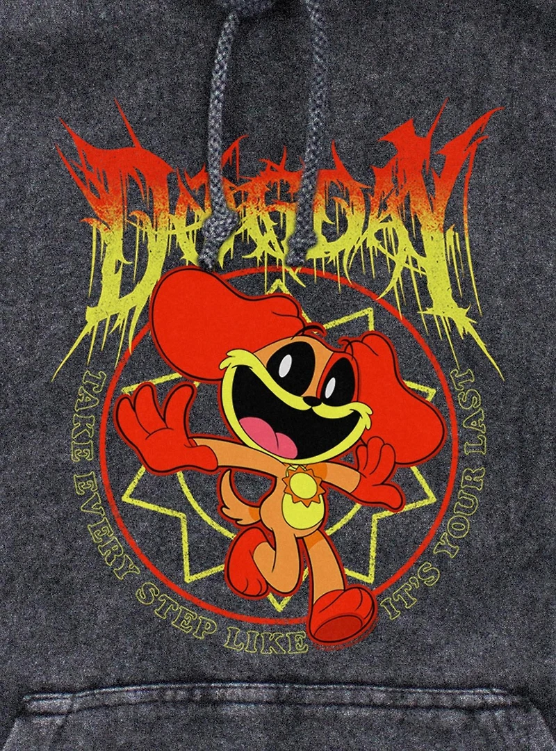 Poppy Playtime Dogday Enjoy Every Step Mineral Wash Hoodie