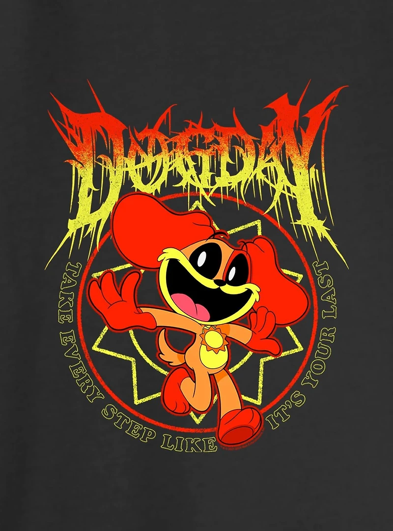 Poppy Playtime Dogday Enjoy Every Step Womens Slouchy Sweatshirt