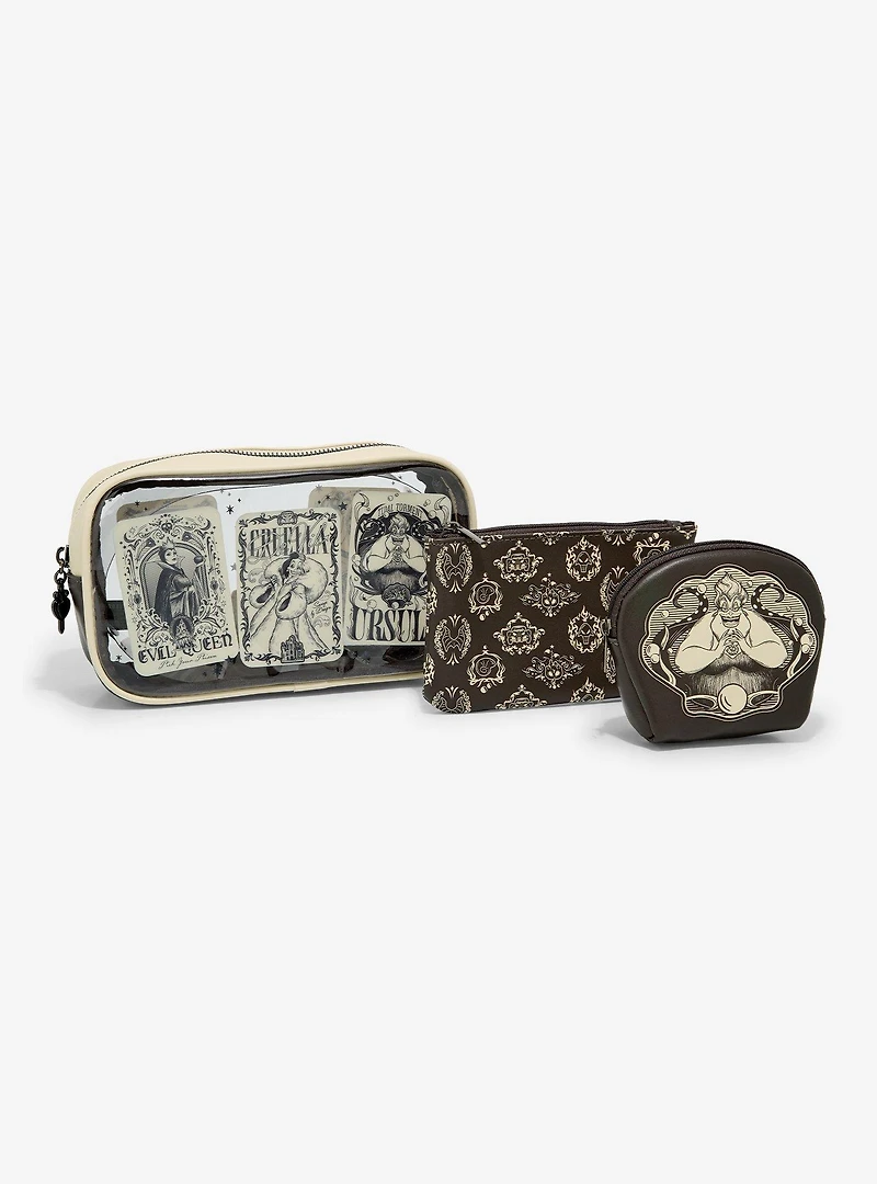 Disney Villains Trio Cosmetic Bag Set - BoxLunch Exclusive