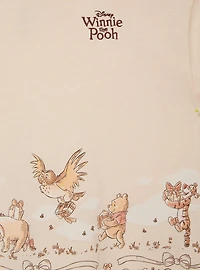 Disney Winnie the Pooh Toile Women's Cropped T-Shirt - BoxLunch Exclusive