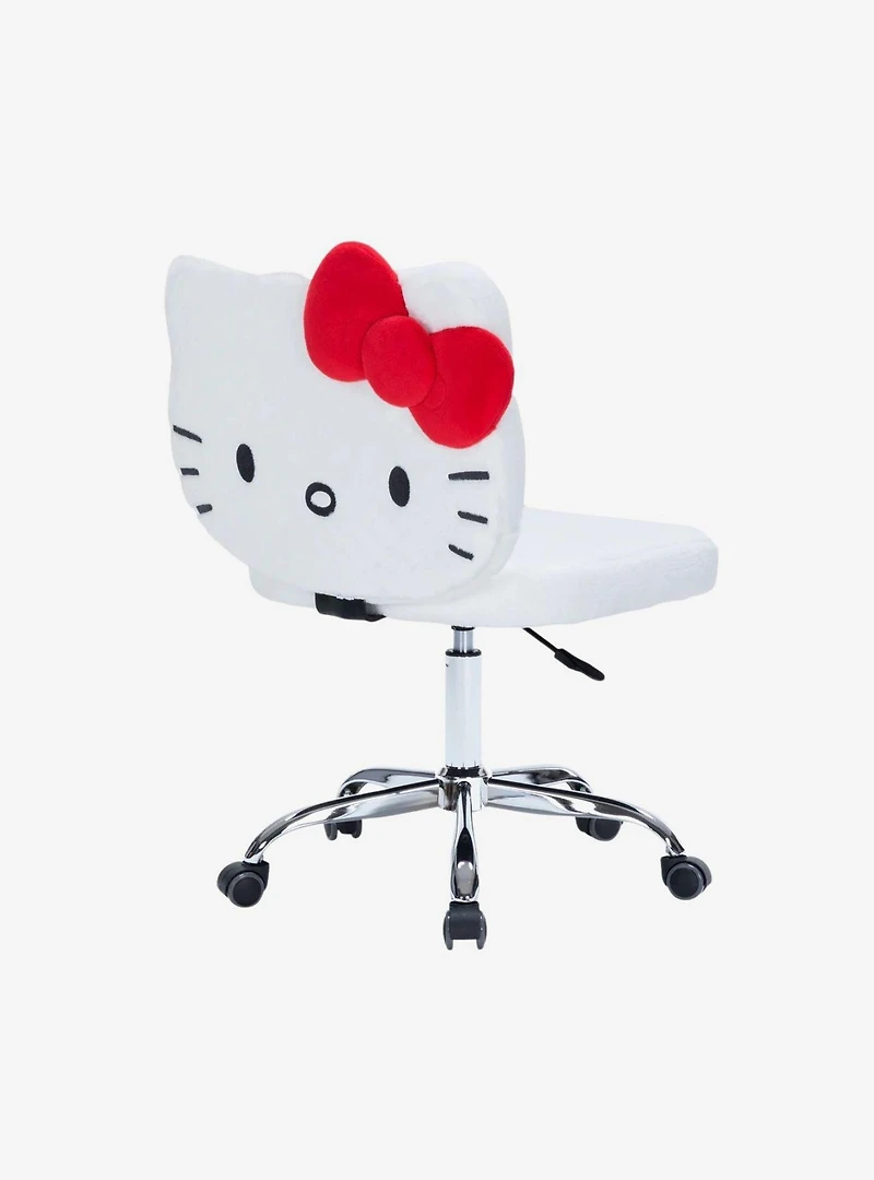 Sanrio Hello Kitty Teddy Fur Swivel Vanity Chair