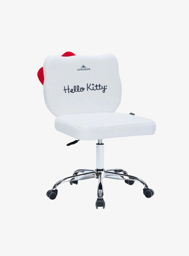Sanrio Hello Kitty Teddy Fur Swivel Vanity Chair