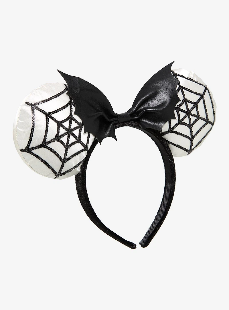 Disney Minnie Mouse Sequins Spiderweb Ears - BoxLunch Exclusive