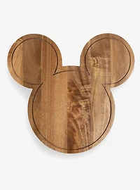 Disney Mickey Mouse Head Shaped Acacia Cheese Board with Tools