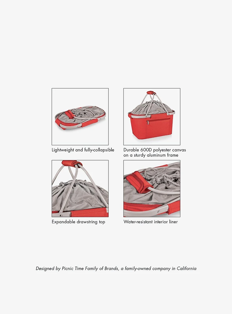 Zootopia Red Metro Basket Collapsible Cooler Tote