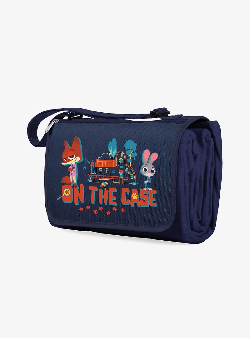 Zootopia Navy Outdoor Picnic Blanket