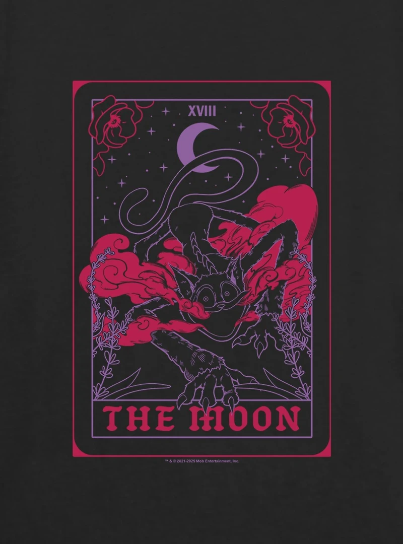Poppy Playtime Catnap The Moon Tarot Womens Skimmer T-Shirt