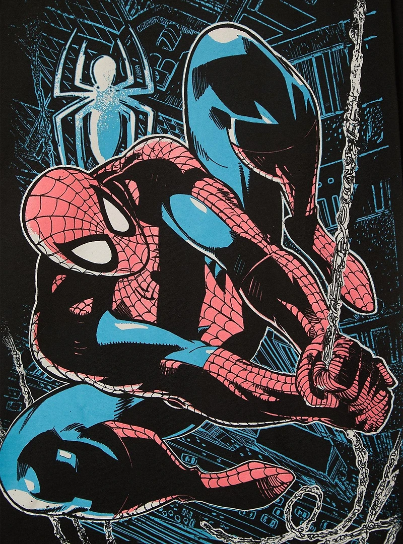 Marvel Spider-Man Swinging Graphic T-Shirt — BoxLunch Exclusive