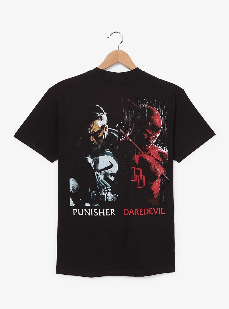 Marvel Daredevil & Punisher Logo T-Shirt - BoxLunch Exclusive