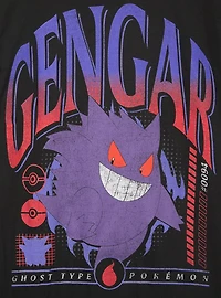 Pokémon Gengar Ghost Type Jumbo Print T-Shirt - BoxLunch Exclusive