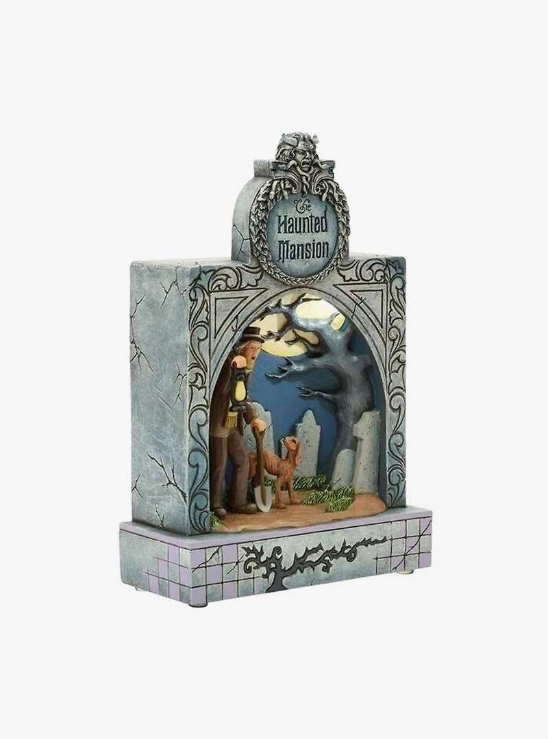 Disney Traditions Haunted Mansion Caretaker Diorama Figure