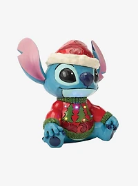 Disney Traditions Jim Shore Lilo & Stitch Feeling Jolly and a Little Naughty Lighted Figure