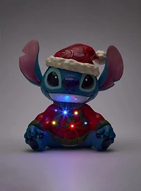 Disney Traditions Jim Shore Lilo & Stitch Feeling Jolly and a Little Naughty Lighted Figure
