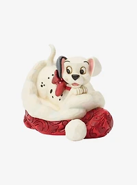 Jim Shore Disney 101 Dalmatians Santa Hat Figure