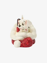 Jim Shore Disney 101 Dalmatians Santa Hat Figure