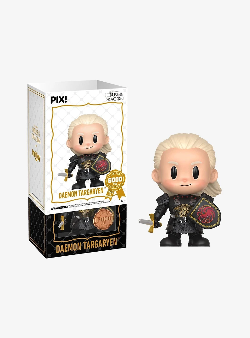 Thrilljoy House of The Dragon Pix! Daemon Targaryen Vinyl Figure