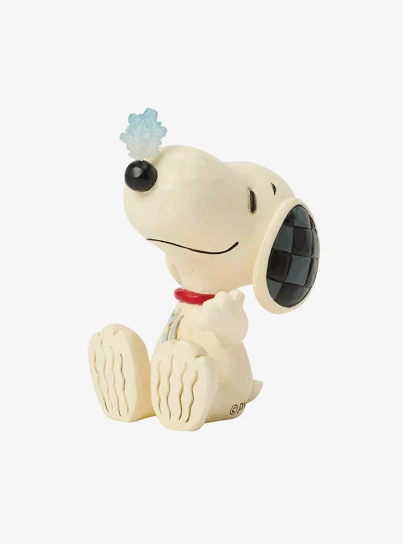 Enesco Peanuts Snoopy Snowflake Mini Figure