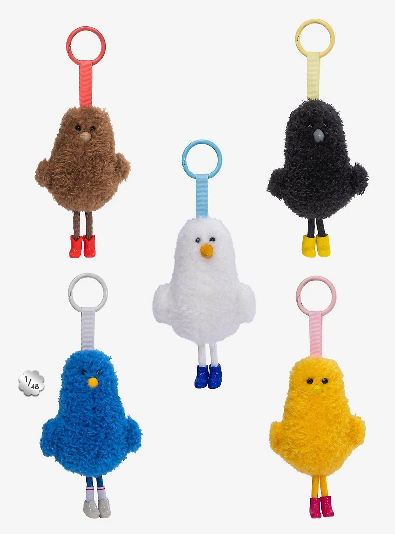Kaleidos Creative Birds n Boots Blind Box Plush Clip