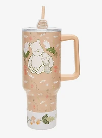 Disney Winnie the Pooh Classic Foliage Straw Tumbler with Handle and Boot - BoxLunch Exclusive