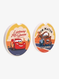 Disney Pixar Cars Lightning McQueen and Mater Car Coaster Set