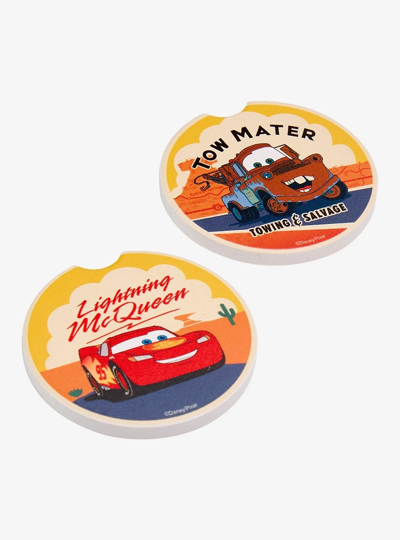 Disney Pixar Cars Lightning McQueen and Mater Car Coaster Set
