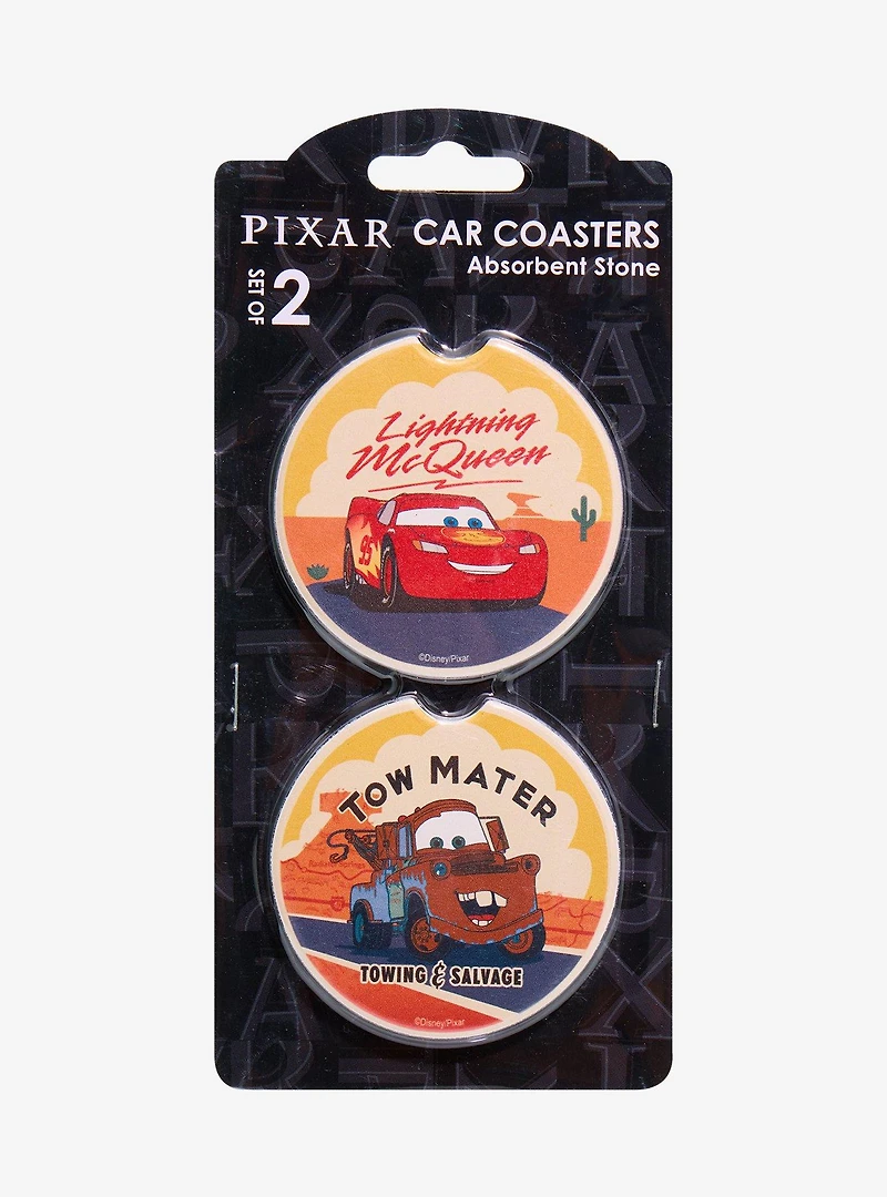 Disney Pixar Cars Lightning McQueen and Mater Car Coaster Set