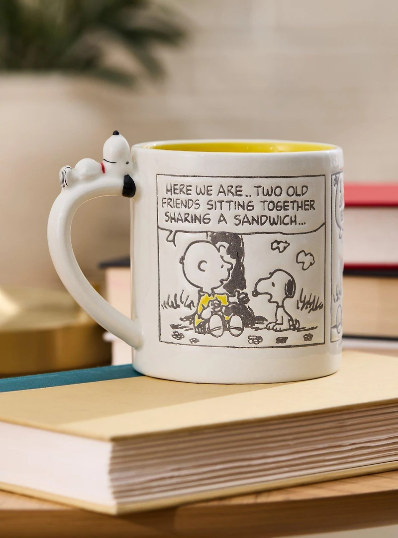 Peanuts Newspaper Comic Strip Snoopy Critter Mug - BoxLunch Exclusive