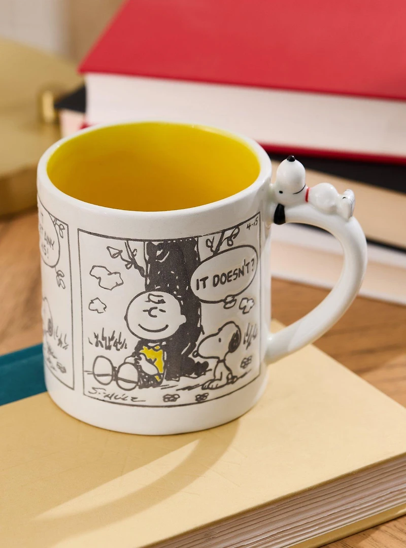 Peanuts Newspaper Comic Strip Snoopy Critter Mug - BoxLunch Exclusive