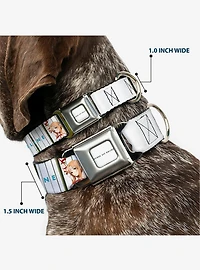 Sword Art Online Asuna Cage Trap Pose & Title Seatbelt Buckle Dog Collar