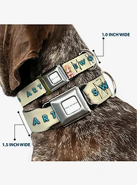 Sword Art Online Asuna Yuuki Pose & Title Seatbelt Buckle Dog Collar