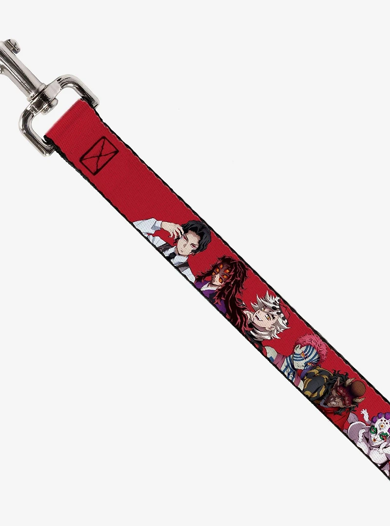 Demon Slayer Eight Demons Poses Red Dog Leash