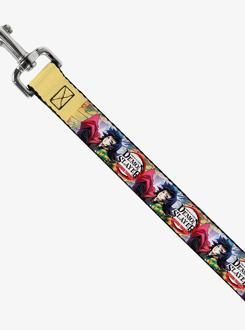 Demon Slayer Giyu Tomioka Pose & Title Dog Leash