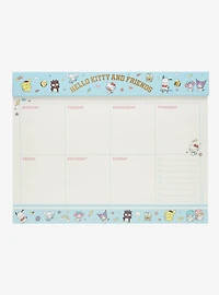 Sanrio Hello Kitty and Friends Weekly Planner Desk Pad with Stickers