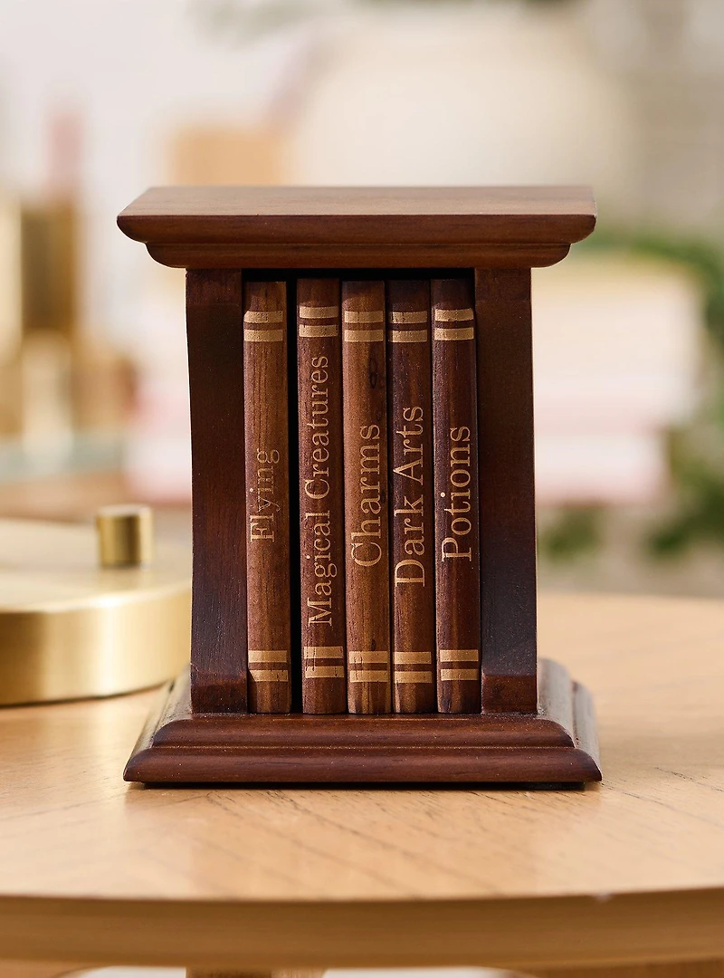 Harry Potter Wooden Bookcase Coaster Set - BoxLunch Exclusive