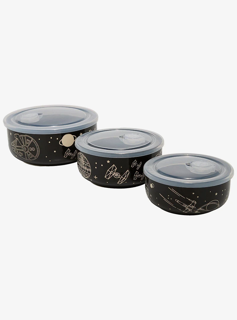 Star Wars Galaxy Lidded Bowl Set