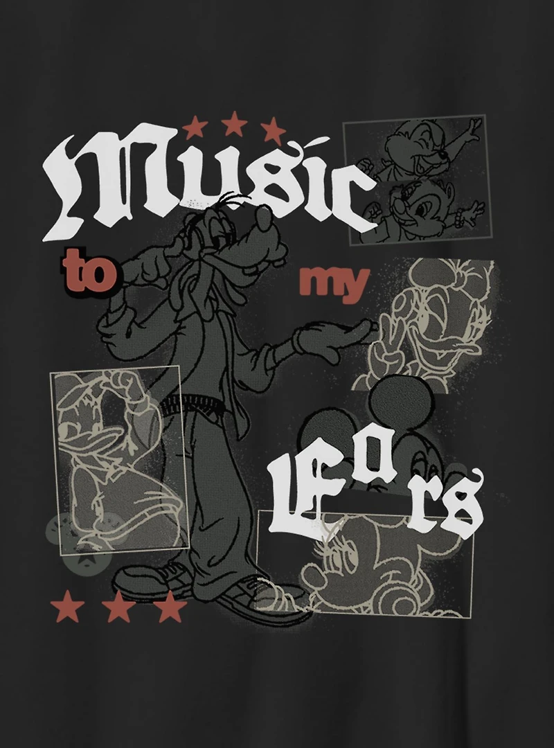 Disney Mickey Mouse Music To My Ears Youth T-Shirt