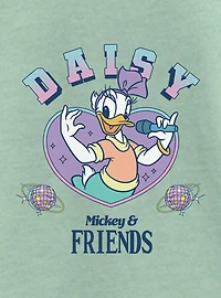 Disney Mickey & Friends Daisy Duck On The Mic Youth Girls T-Shirt
