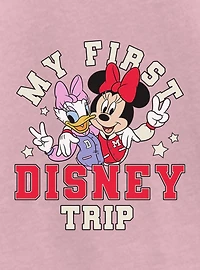 Disney Minnie Mouse My First Trip Youth Girls T-Shirt