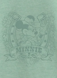 Disney Minnie Mouse Cowgirl Horseshoe Youth Girls T-Shirt