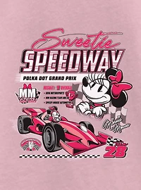 Disney Minnie Mouse Sweetie Speedway Youth Girls T-Shirt