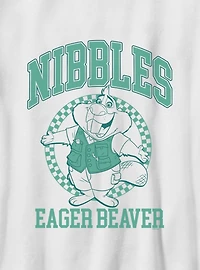Disney Pixar Zootopia Nibbles Collegiate Eager Beaver Youth T-Shirt