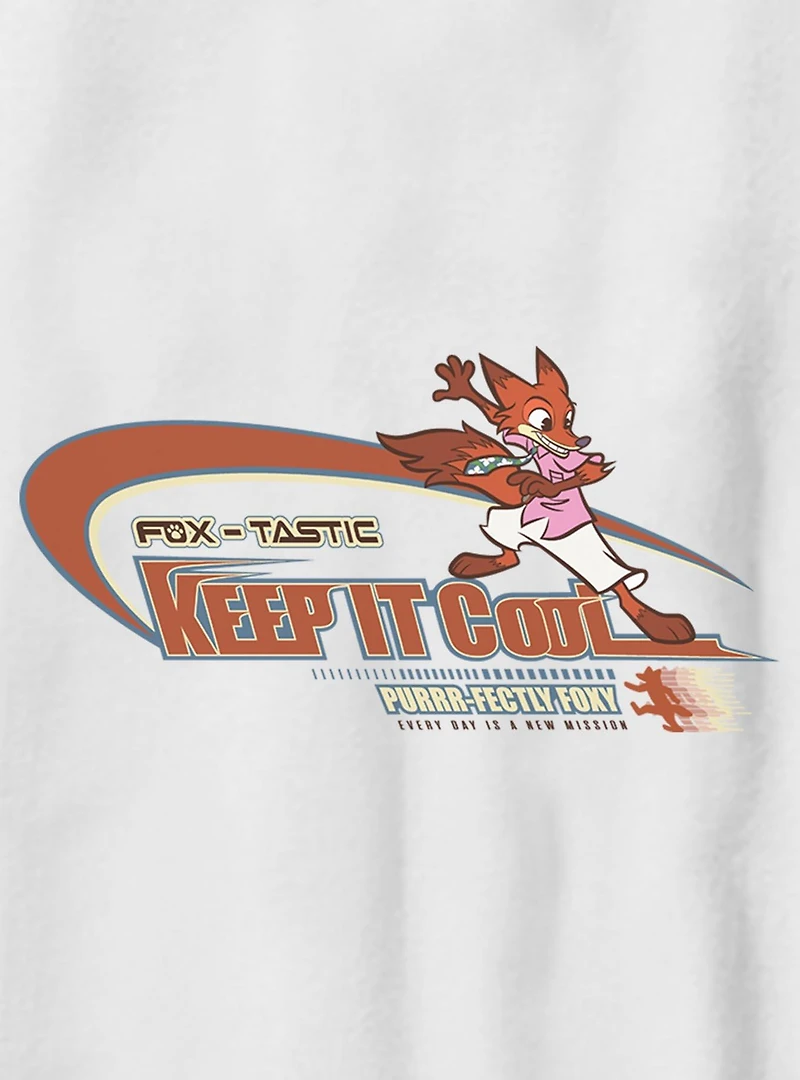 Disney Pixar Zootopia Fox Tastic Keep It Cool Youth T-Shirt