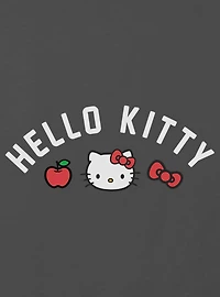 Hello Kitty Apple Bow Youth Girls Boxy Crop T-Shirt
