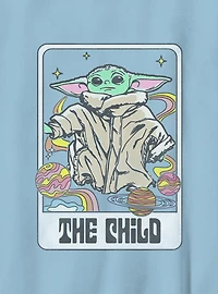 Star Wars The Mandalorian Child Space Vibes Tarot Youth T-Shirt