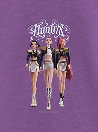 Kpop Demon Hunters HUNTR/X Golden Stance Youth Girls T-Shirt