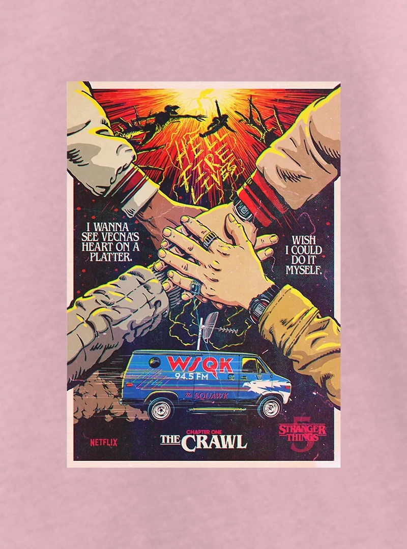 Stranger Things The Crawl Youth Girls T-Shirt