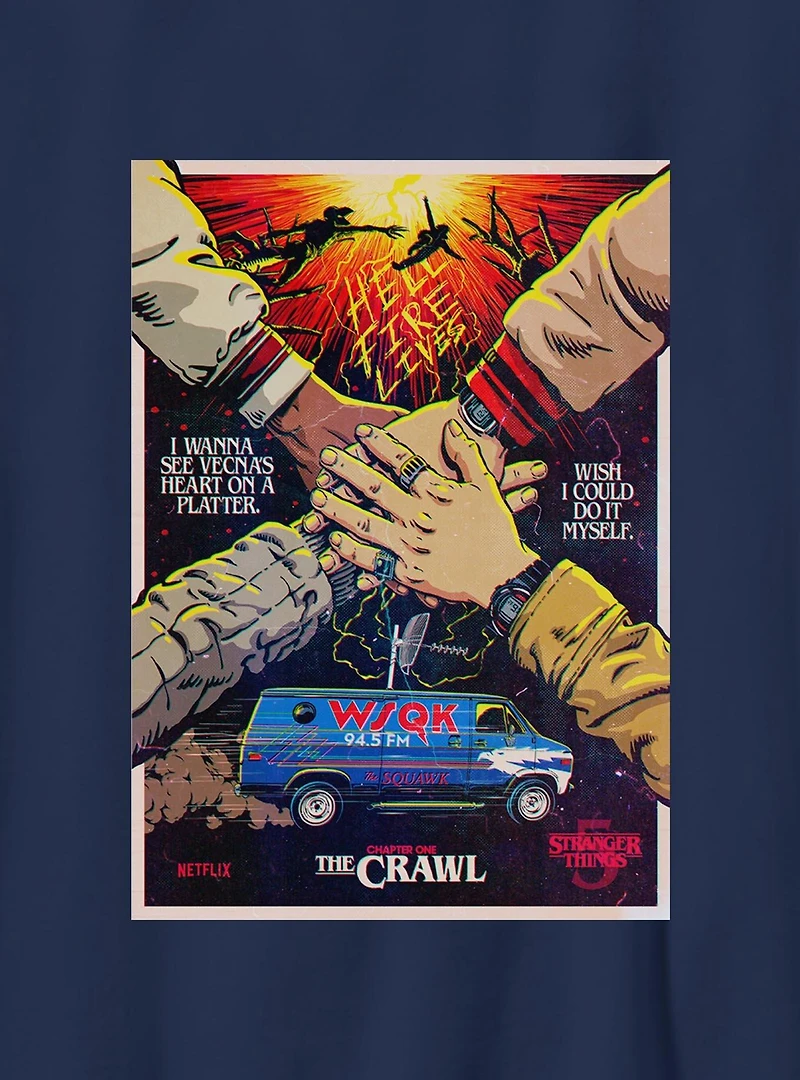 Stranger Things The Crawl Youth T-Shirt